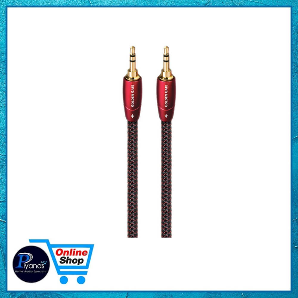 สายสัญญาณอนาล็อก AUDIOQUEST : GOLDEN GATE (MINI TO MINI) (2.0M)